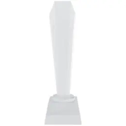 Large Pillar Crystal Trophy Front